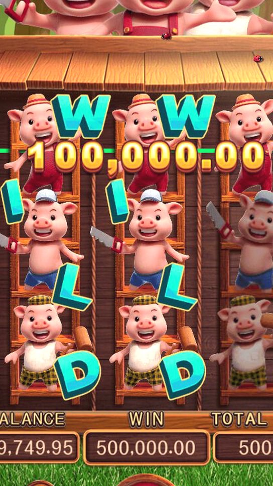 THREE LITTLE PIGS · Tampilan Aplikasi XLSLOT88
